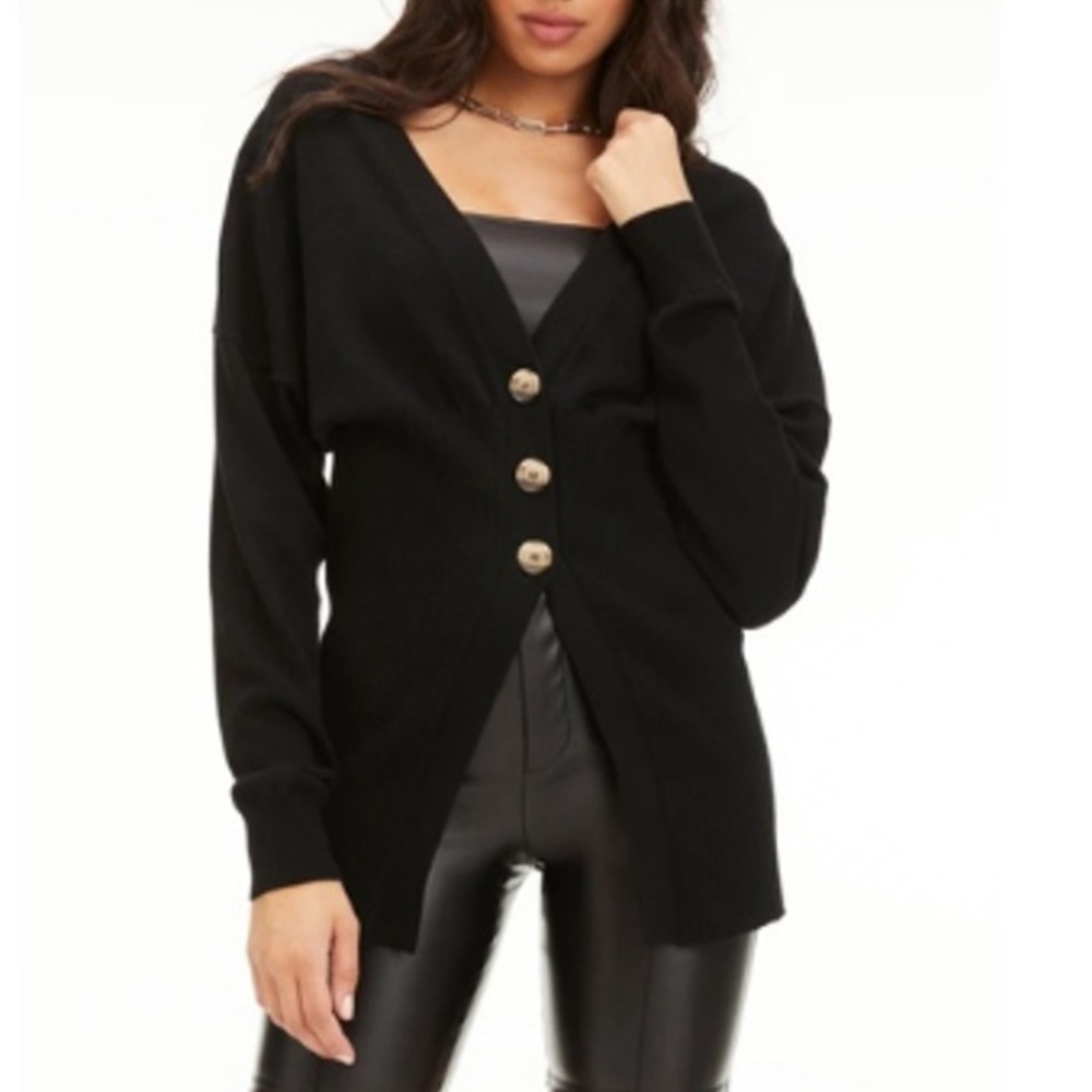GOOD AMERICAN CARDIGAN SWEATER       NEW WITH TAGS